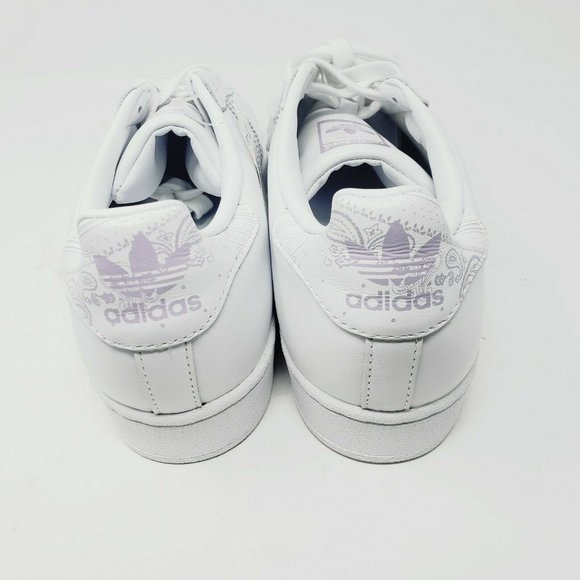 Adidas Superstar Core White Soft Violet Graffiti - Picture 5 of 7